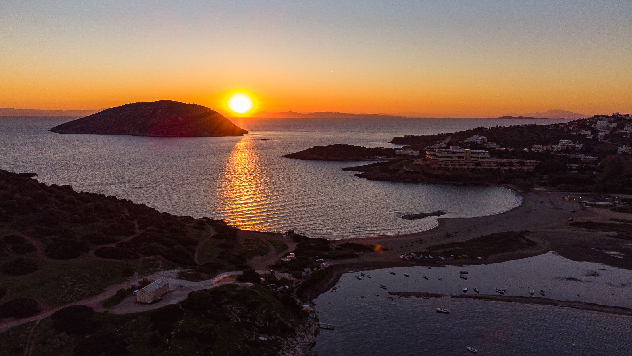 Agios Nikolaos beach in the Athenian Riviera
