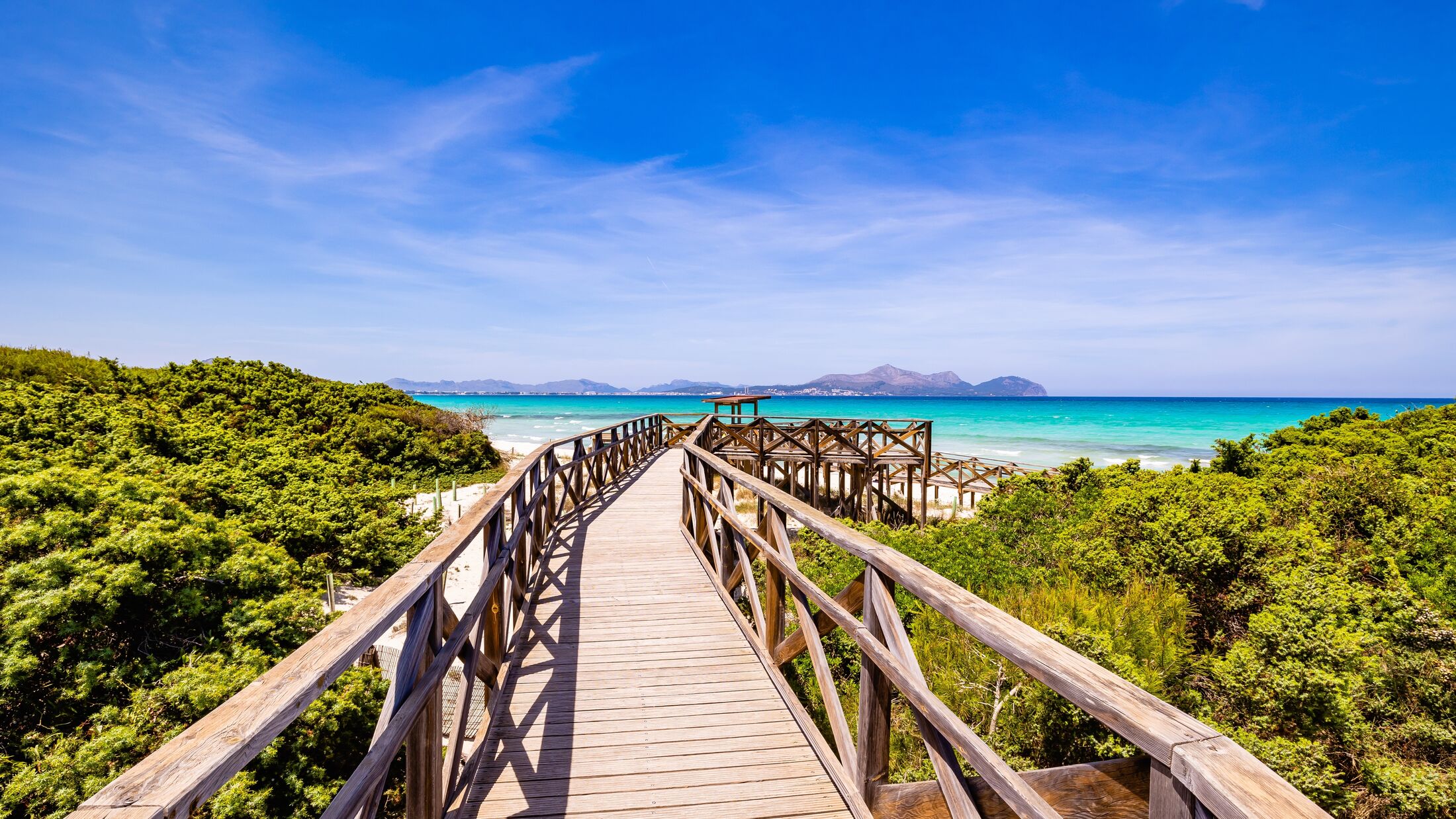 Beautiful beach Platja De Muro , Mallorca, Spain