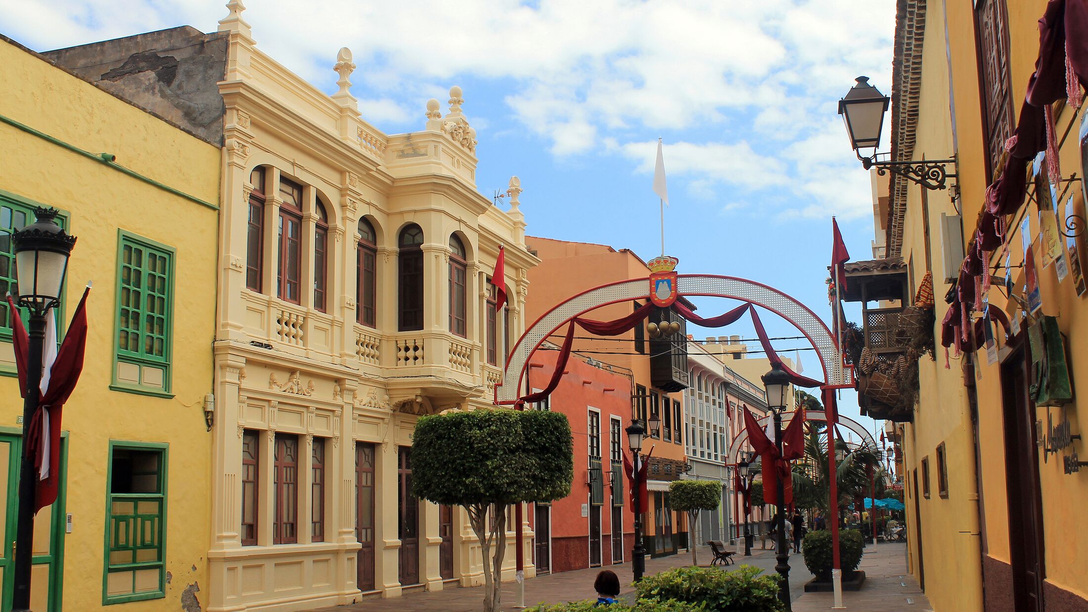Street view in San Sebastian,La Gomera
