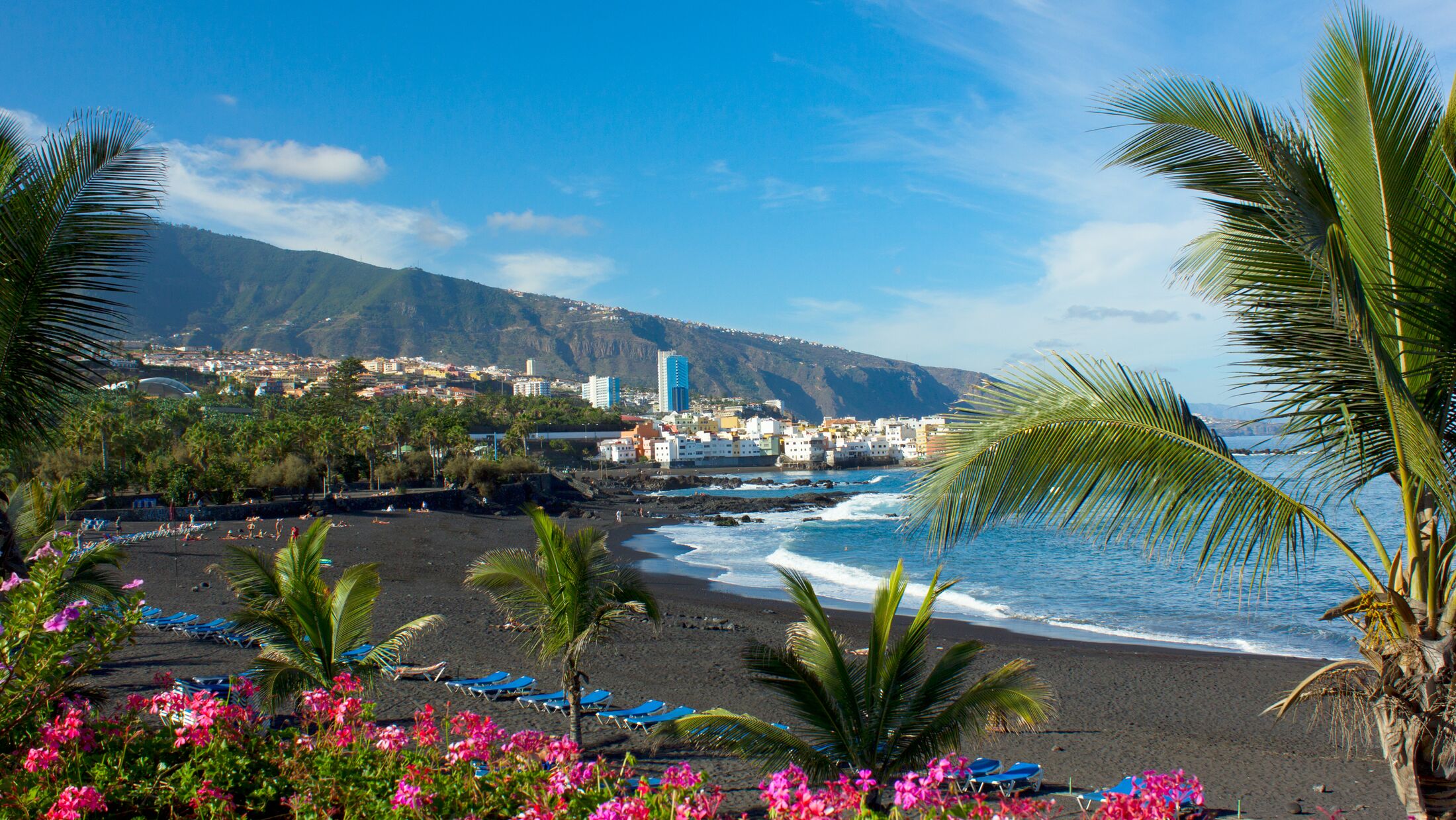 playa Jardin,Puerto de la Cruz, Tenerife, Spain