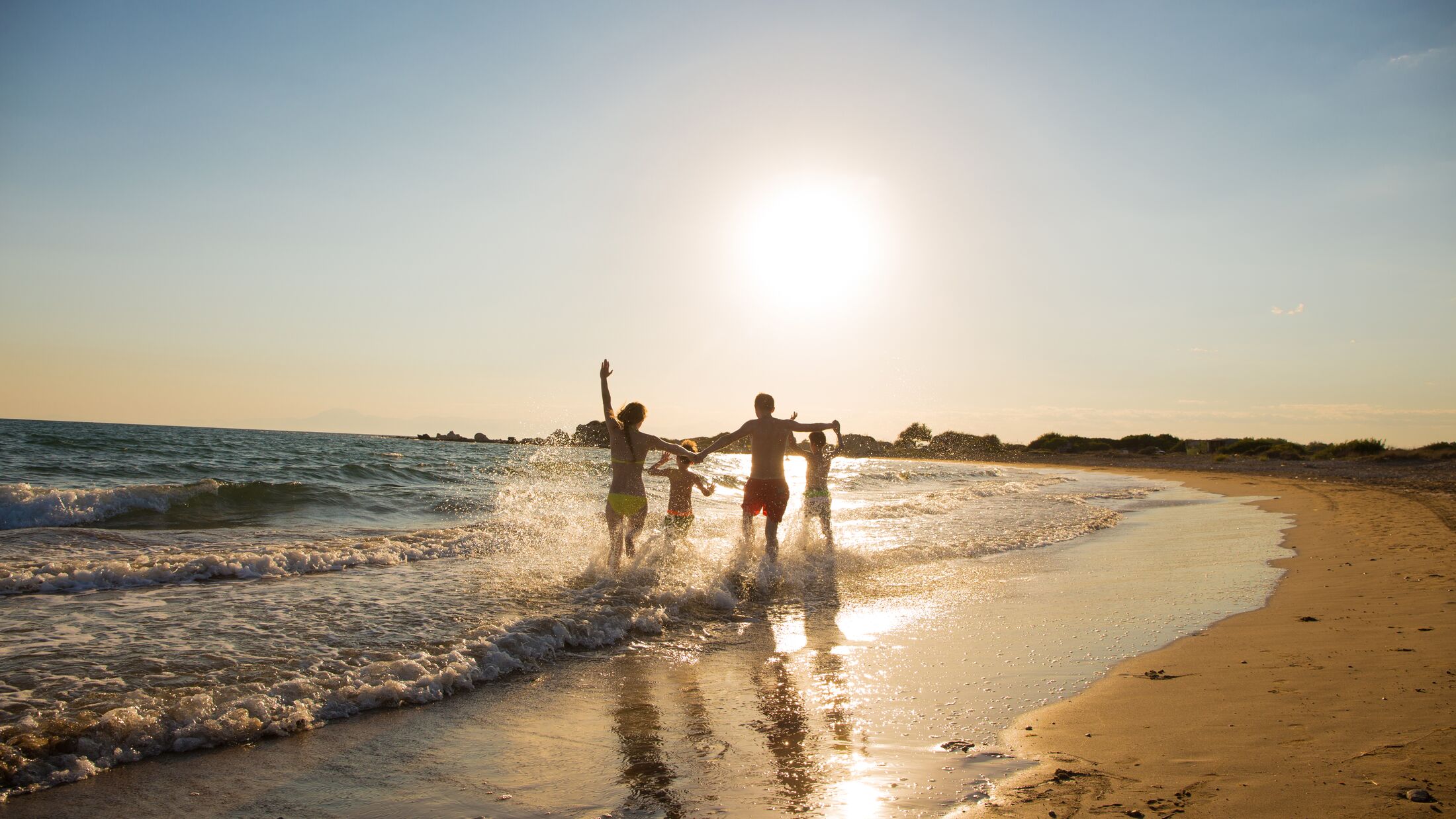 Family on the Beach, Turkey