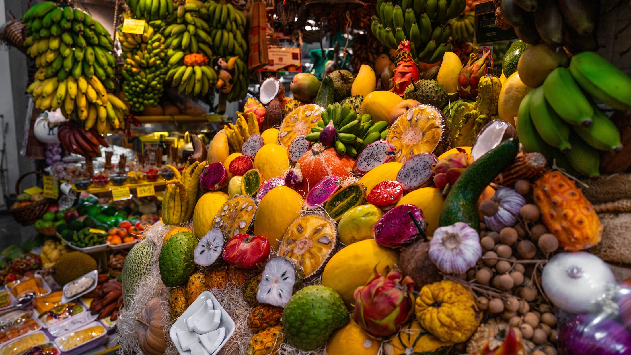 Fruit on show at Las Palmas Market, Gran Canaria