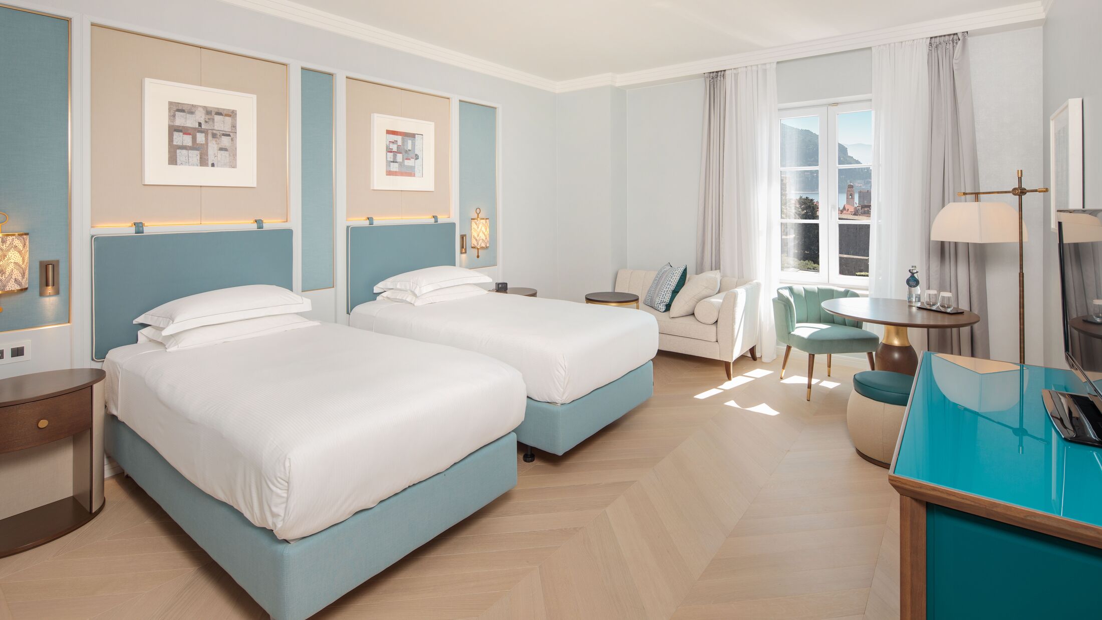 Twin Room with Sea View