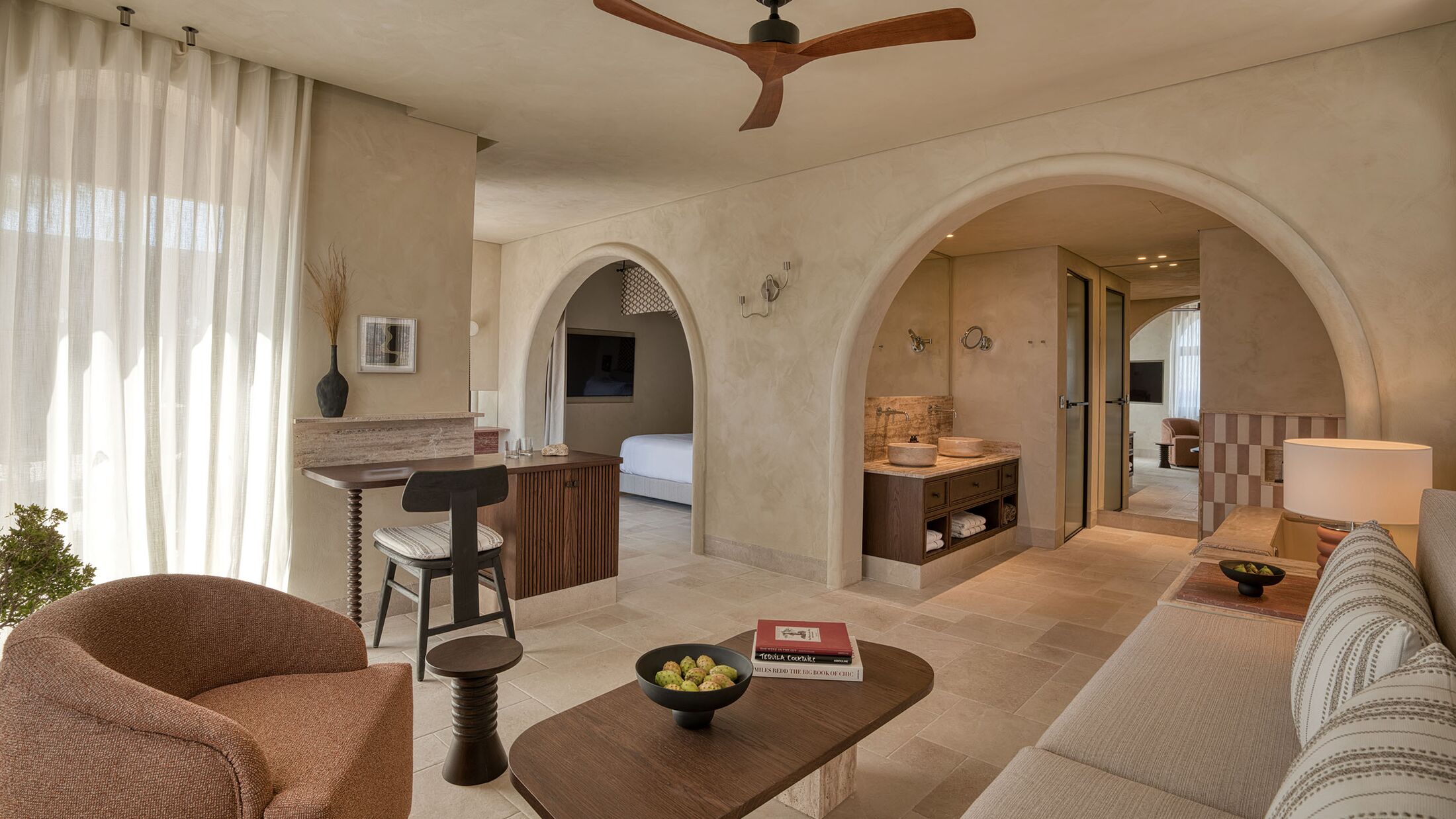 Spinalonga Island Aqua Suite with Sea View in the Chora Wing