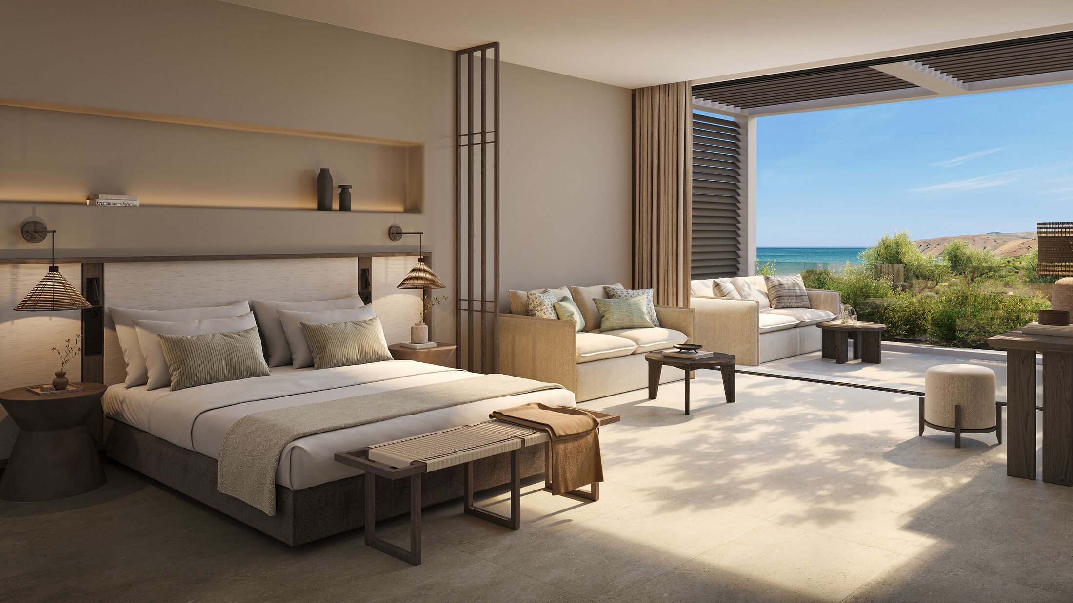 Deluxe Junior Suite with Side Sea View