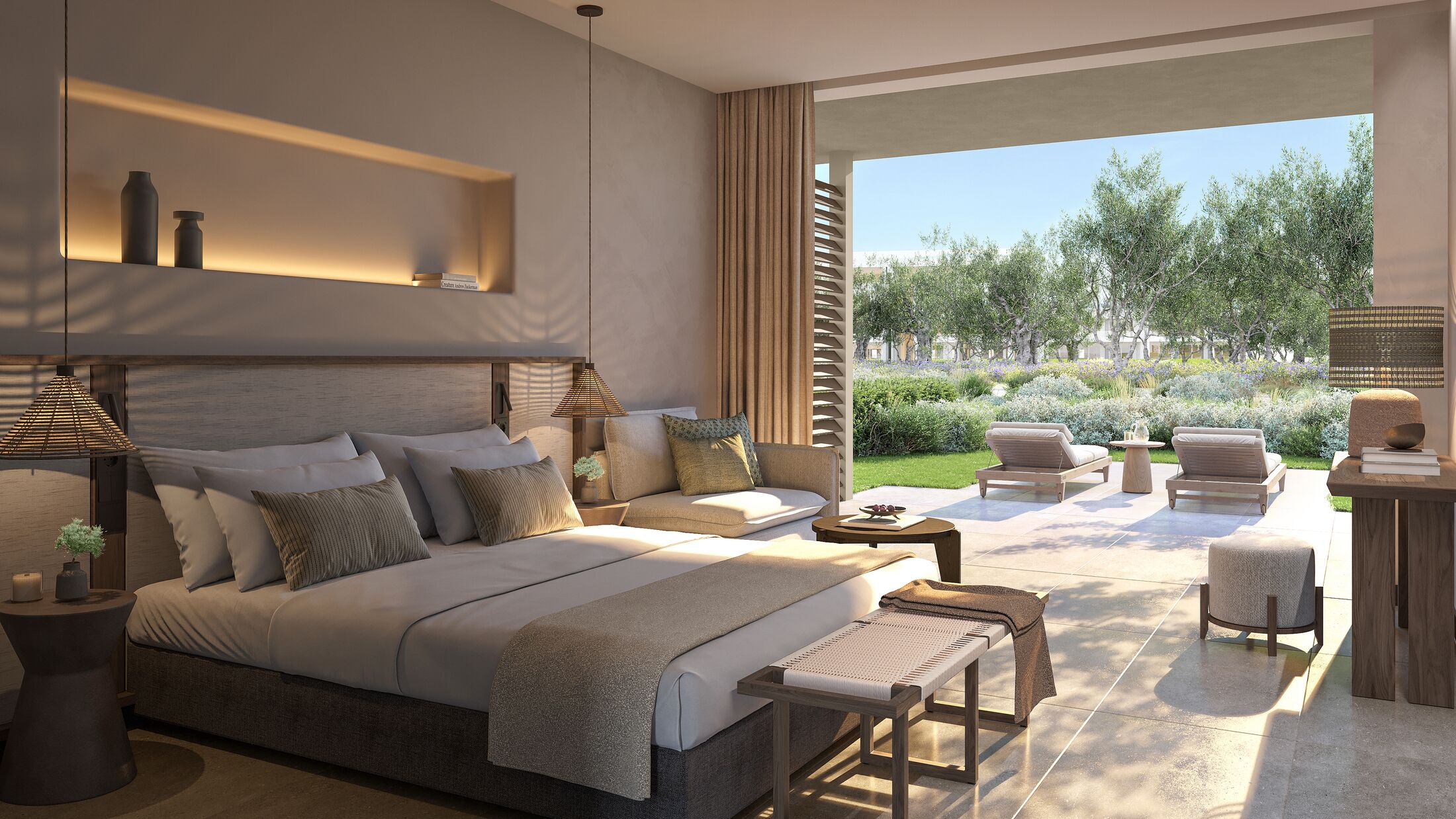 Family room with Private Garden