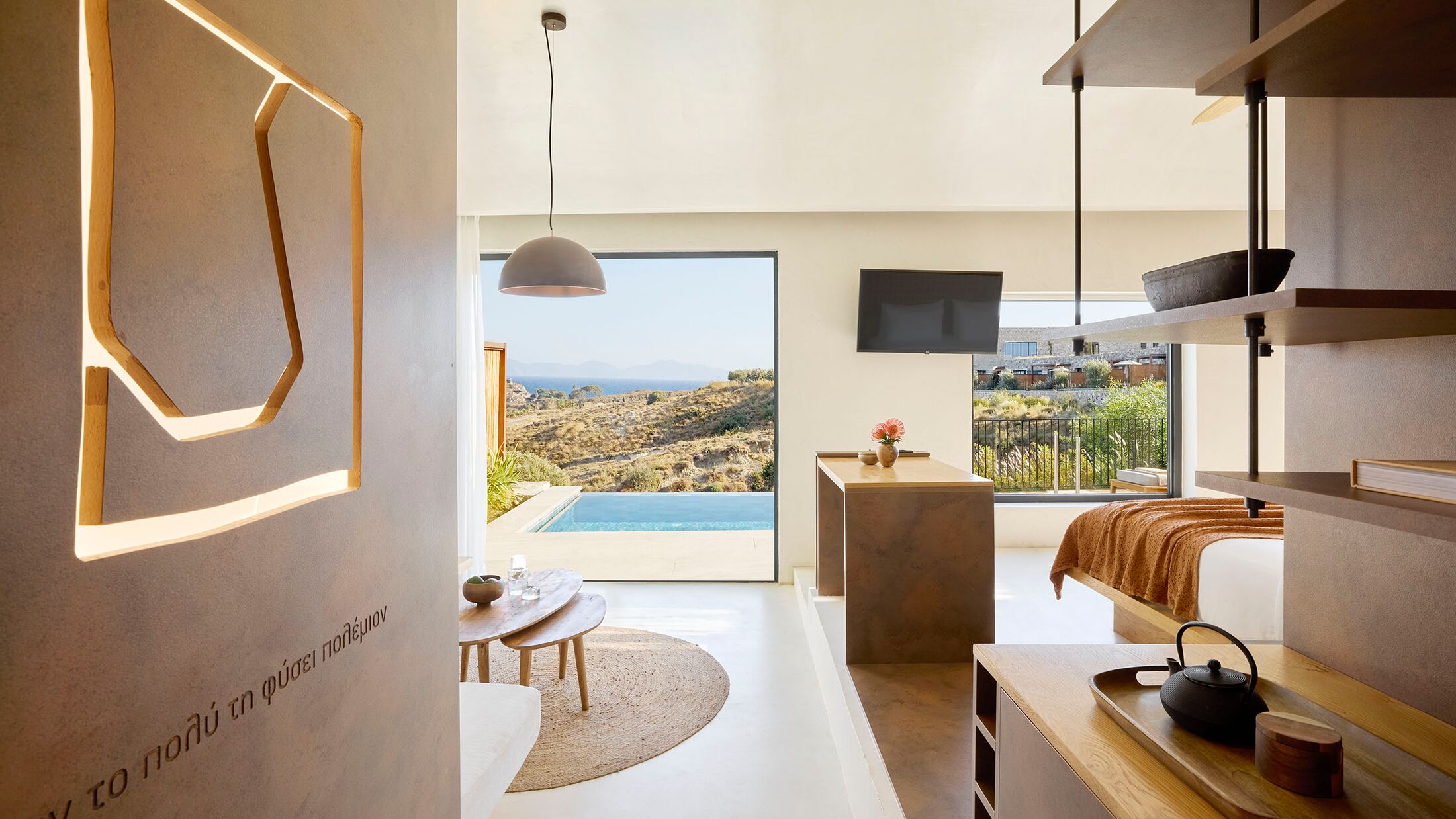 Suite with Private Pool and Side Sea View