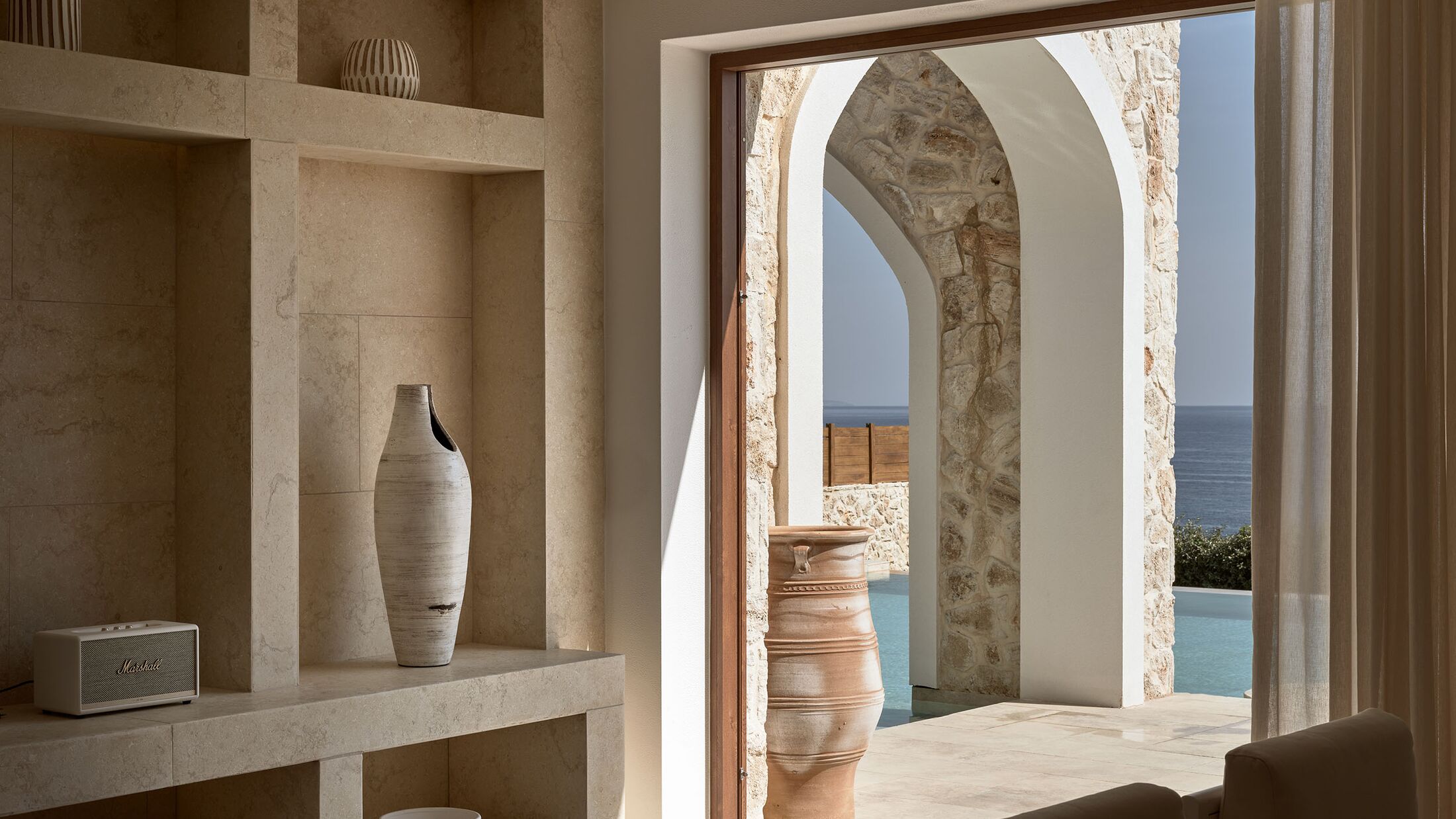 Three Bedroom Seafront Pool Villa