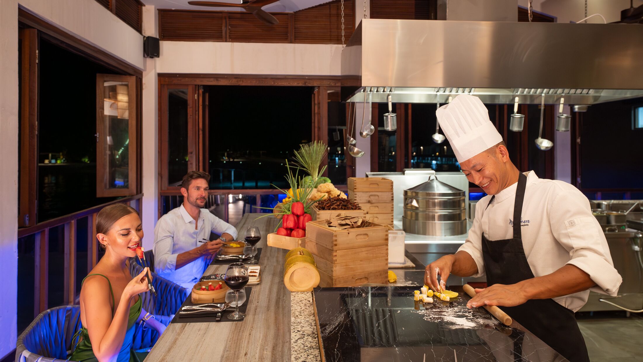 Teppanyaki Grill at Pier Six Restaurant