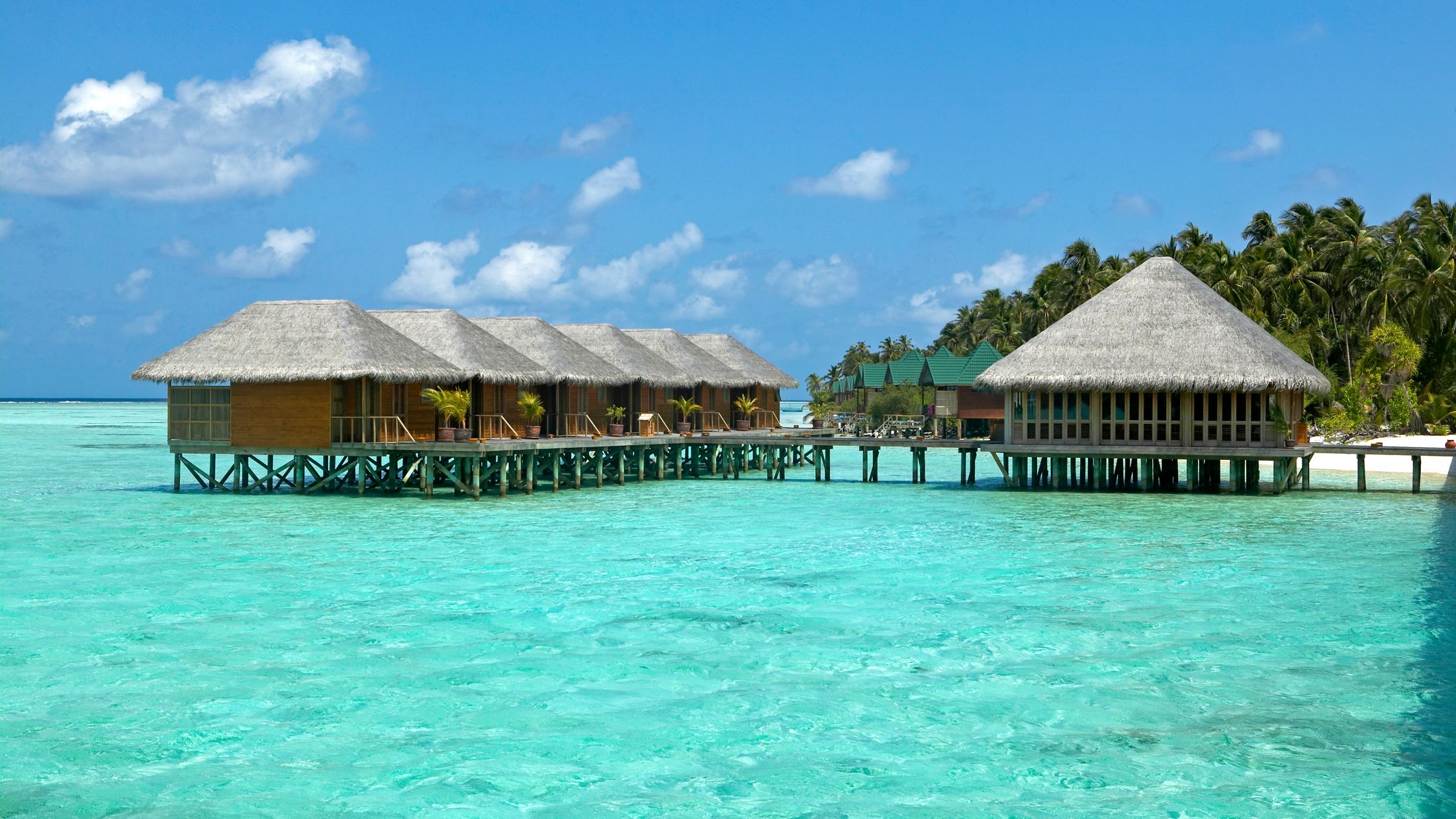 a pool next to a body of water