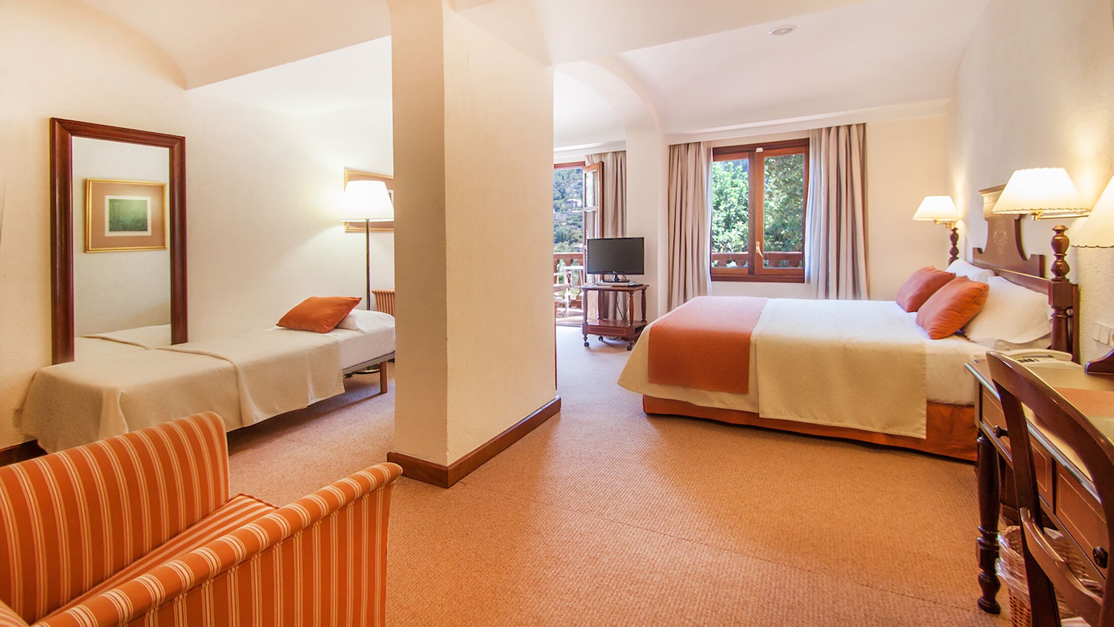 Classic Two Bedroom Room with Balcony