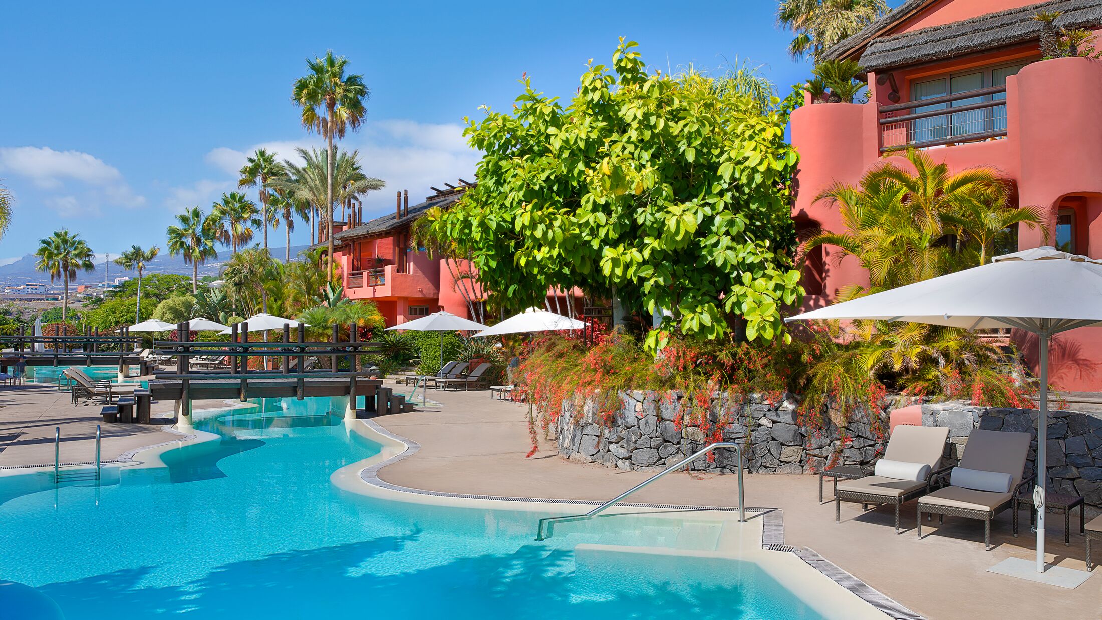 a group of people swimming in a pool of water