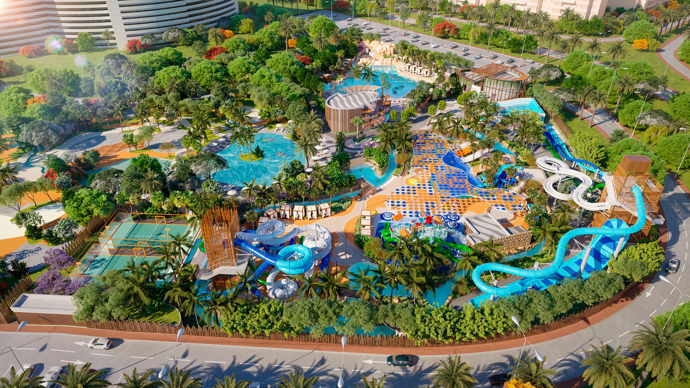 Water Park rendering