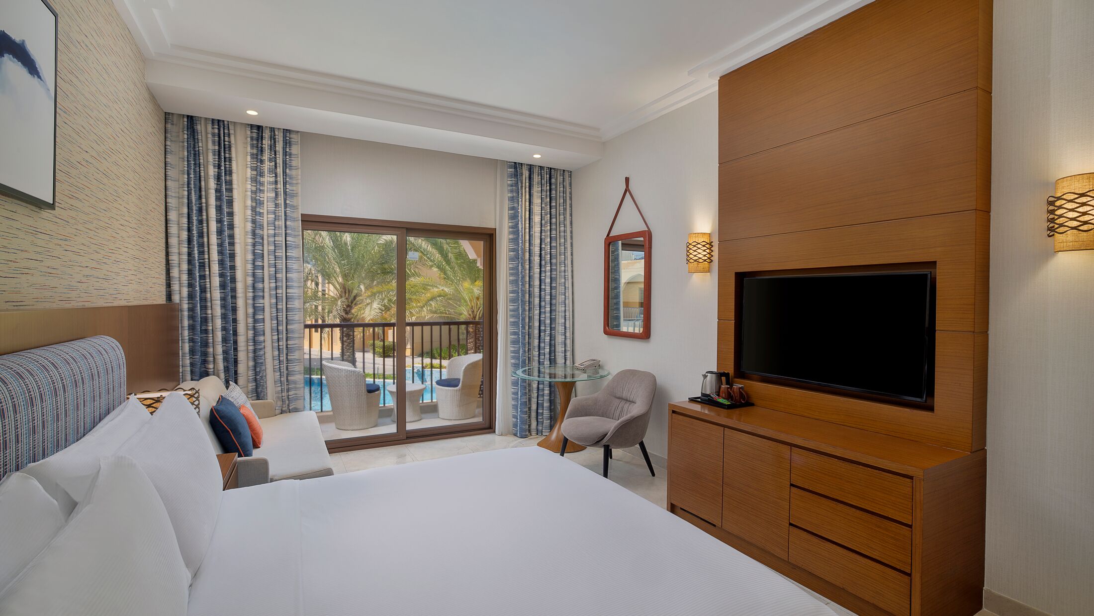 Twin Room with Pool View