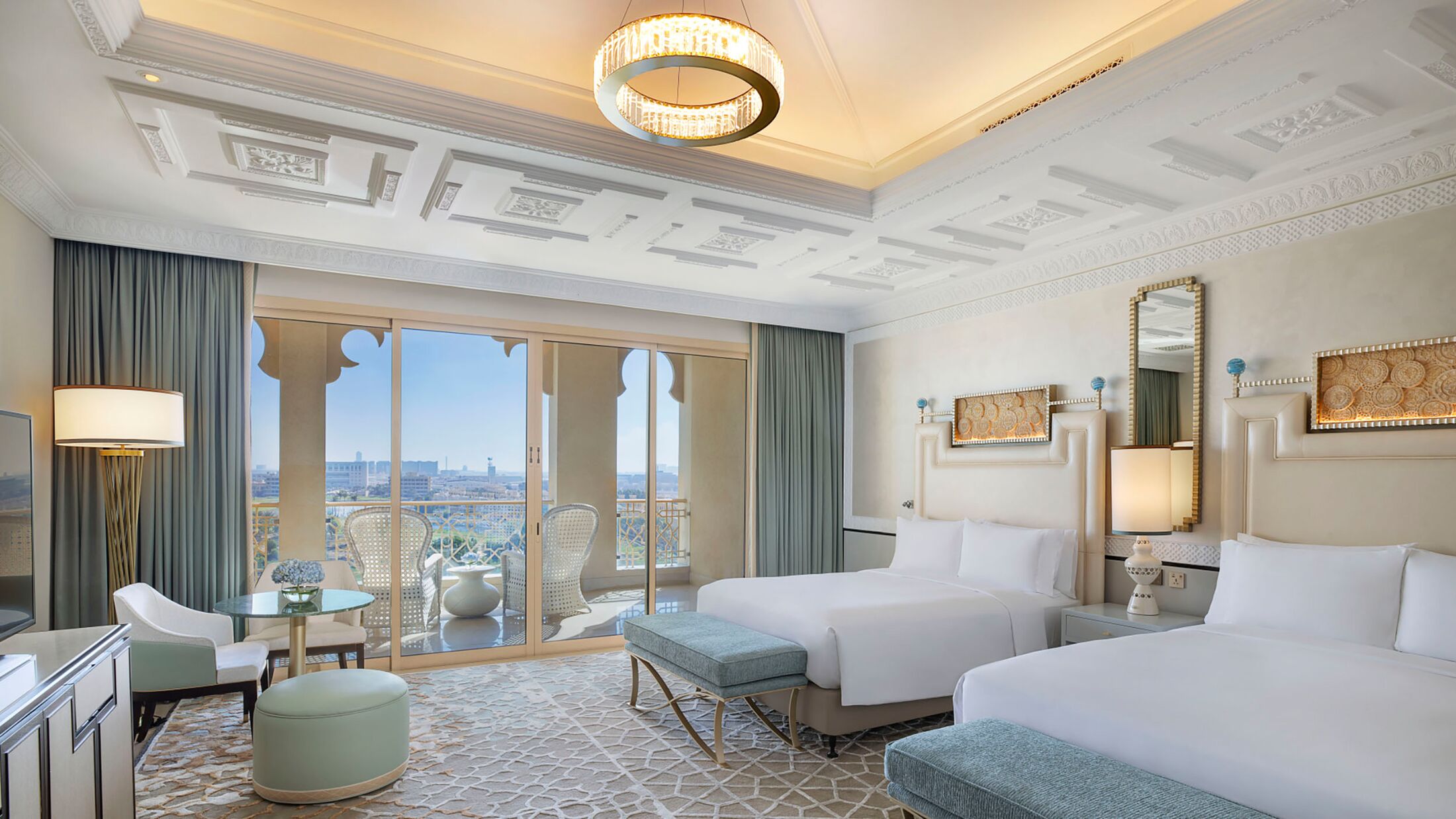 Two Queen Premier Room with Golf Course View