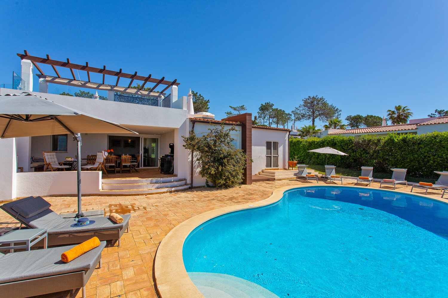 a large pool of water