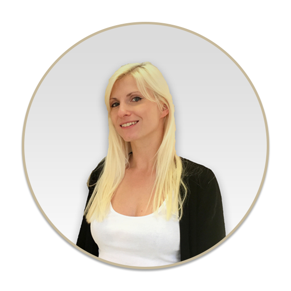 a woman smiling for the camera