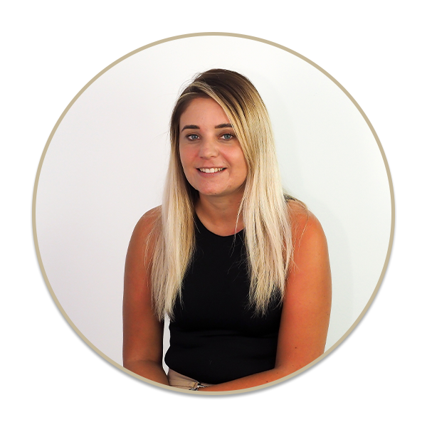 a close up of a womans face