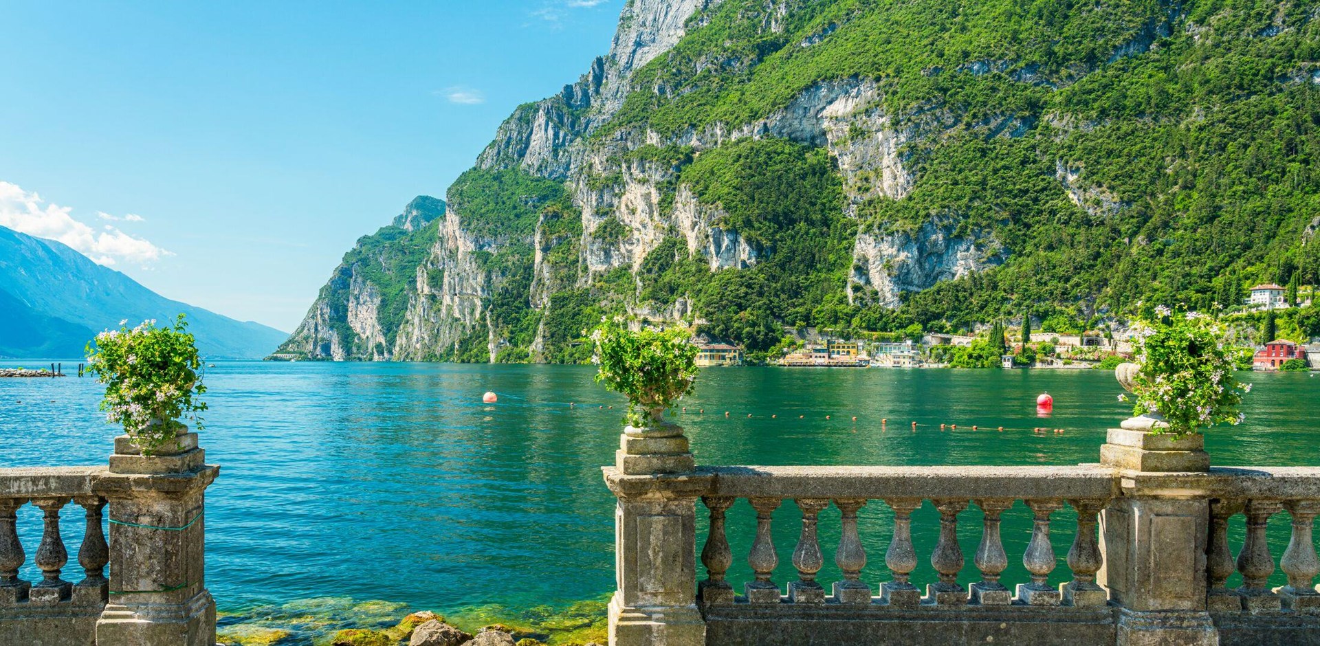 The picturesque town of Riva del Garda on Lake Garda. Province of Trento, Trentino Alto Adige, Italy.