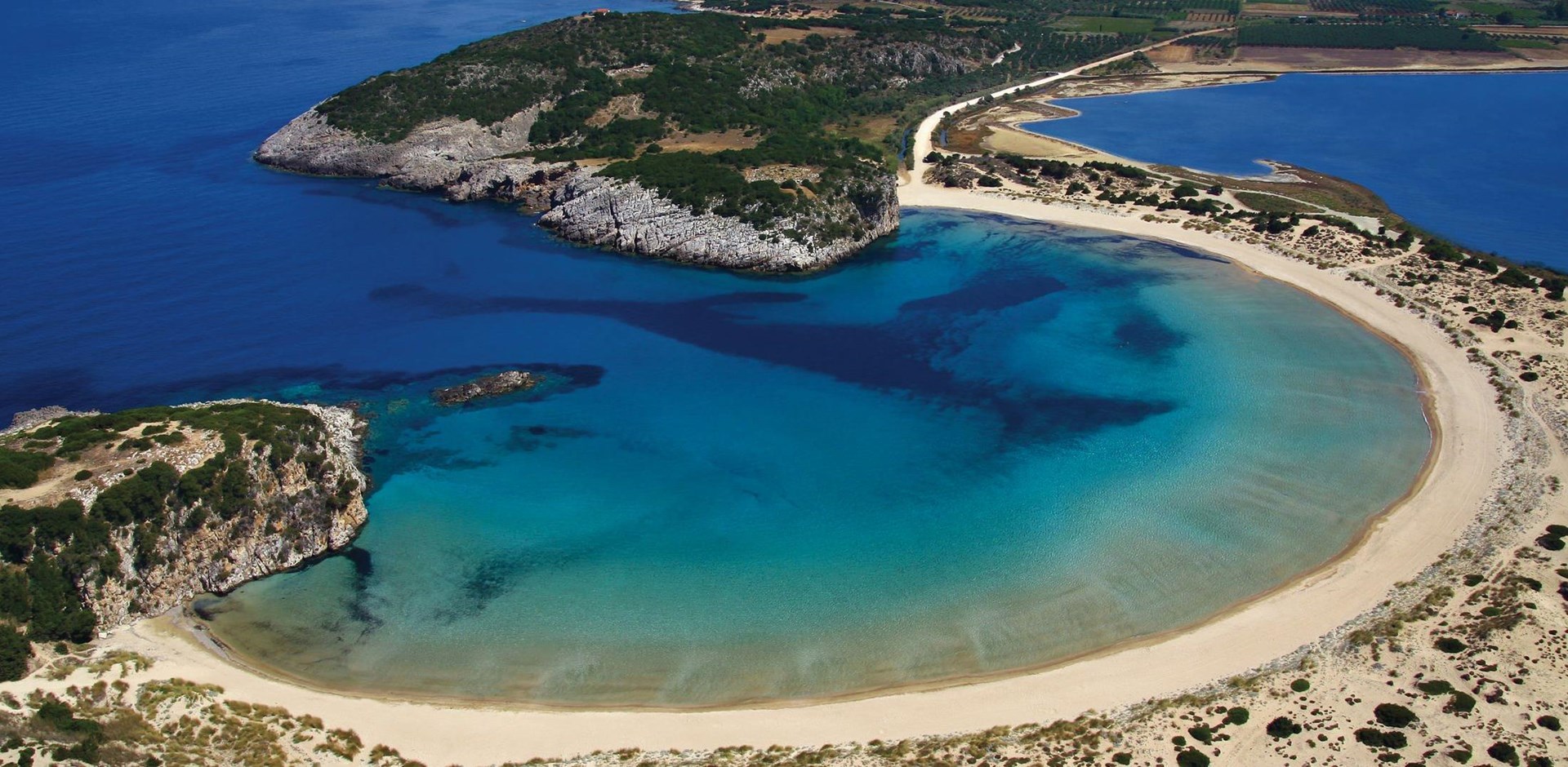 Beautiful Mediterranean Sea Coast on Peloponnese Peninsula, Greece, Costal  Landscape Stock Image - Image of travel, vacation: 138751927