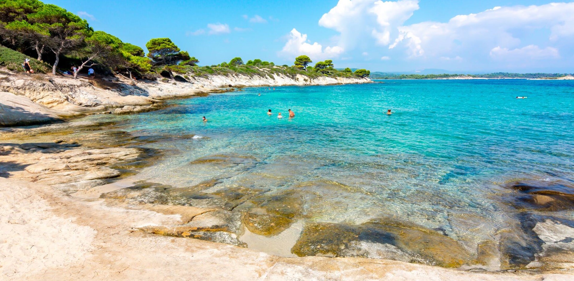 Karydi beach in Vourvourou, Sithonia peninsula, Chalkidiki, Greece