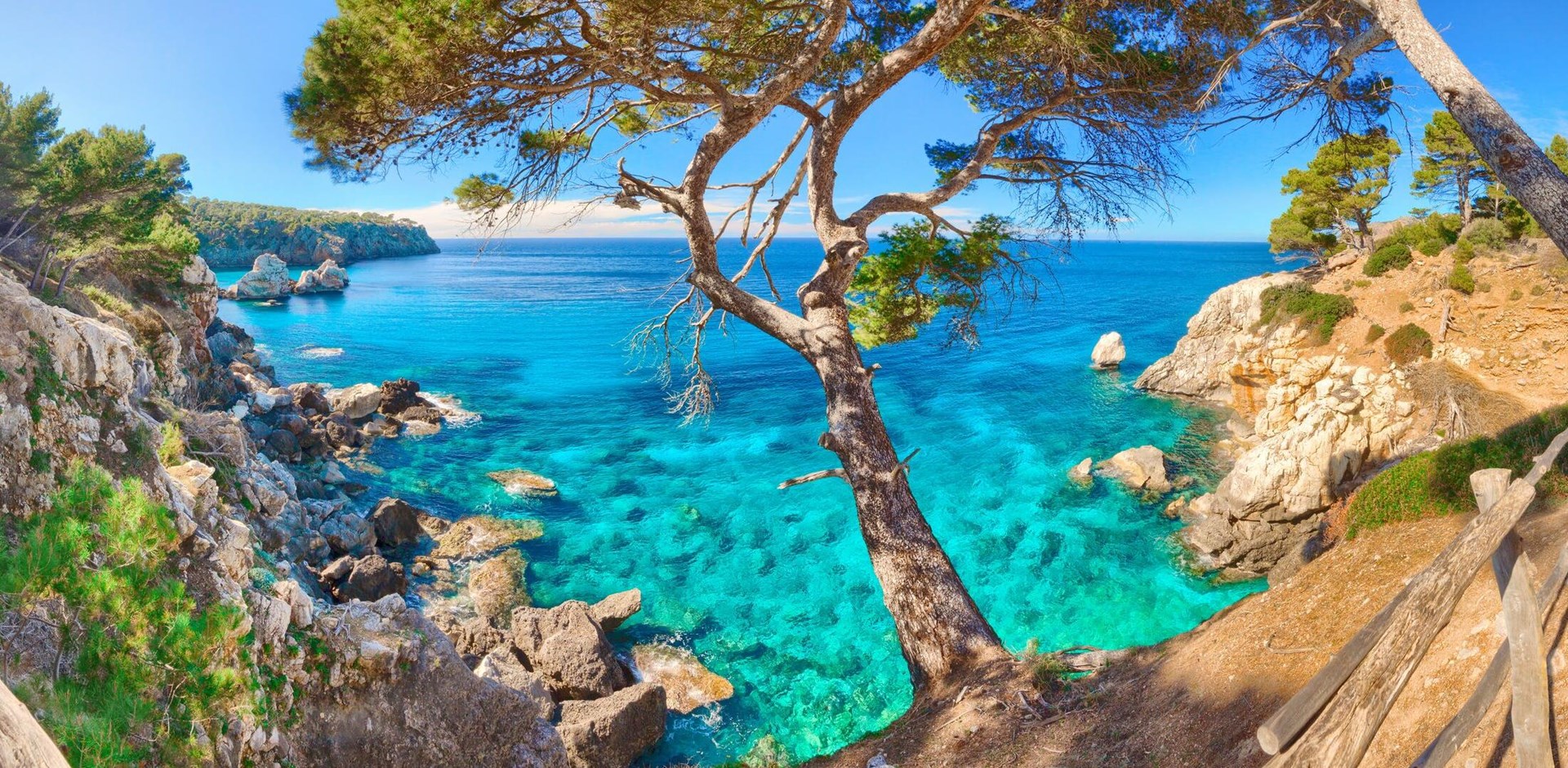 Cala Deia Mallorca Majorca Baleares Spain Mediterranean Sea