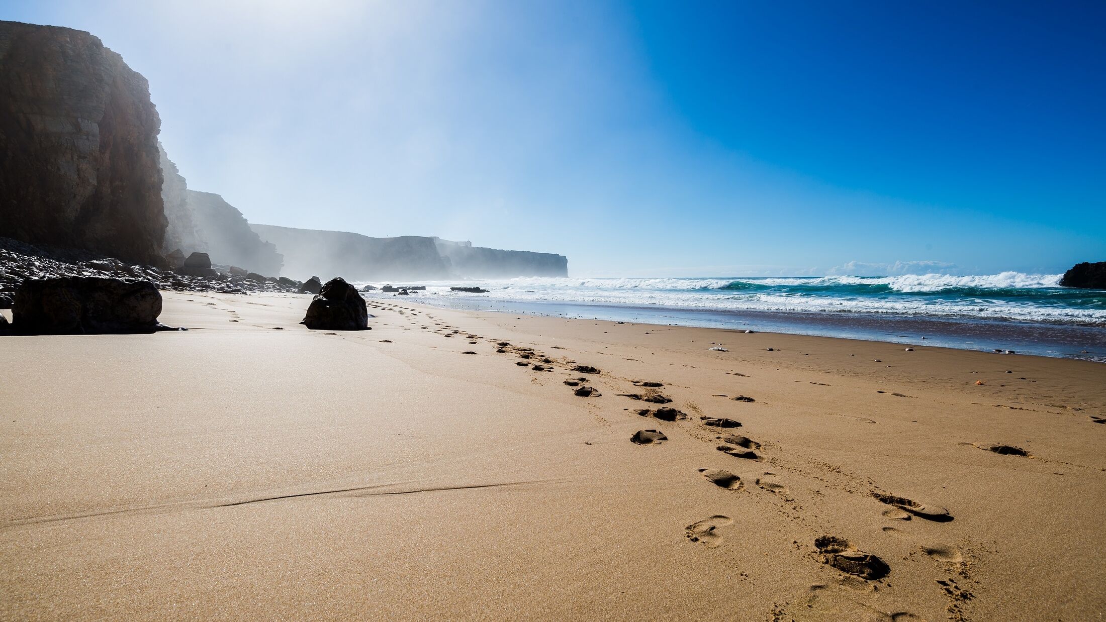 a beach in sagres portugal