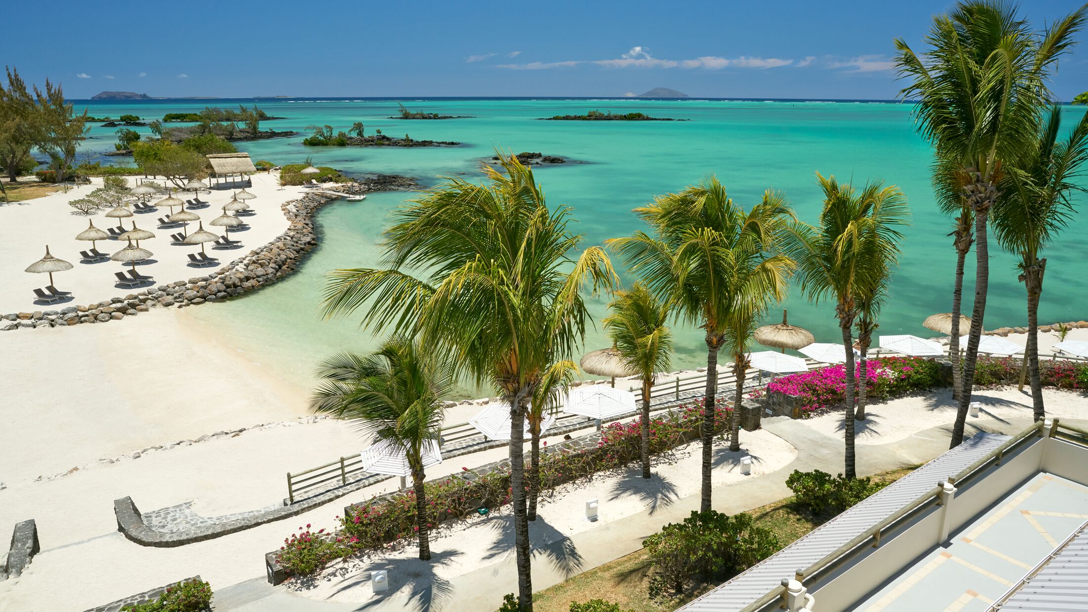 The beach at Lagoon Attitude, Mauritius