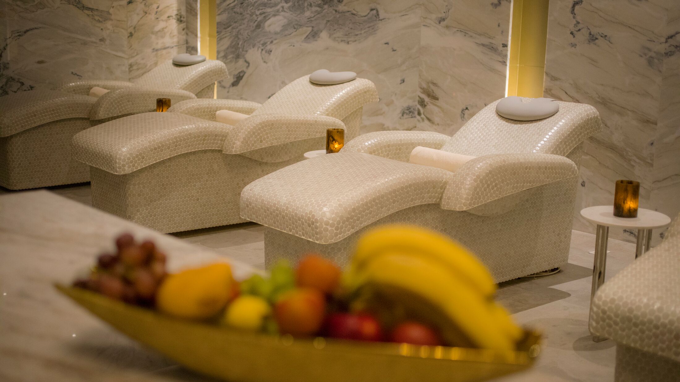 Moon Palace The Grand Cancun, architecture, Spa, Awe Spa, Thermal Chairs.Moon Palace The Grand Cancun Architecture