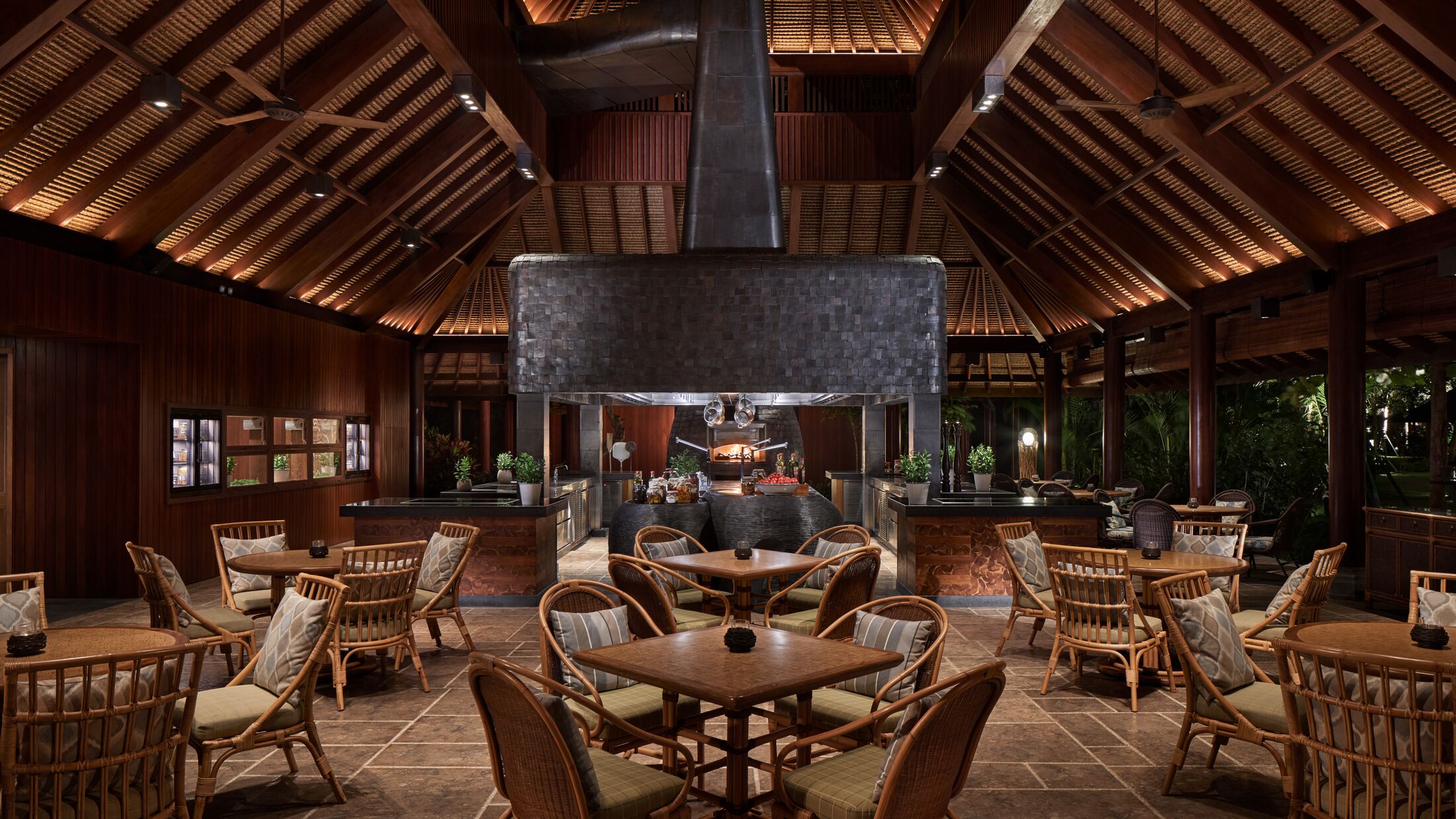 a dining room table